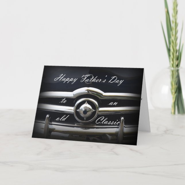 Classic Father's Day Card (Front)