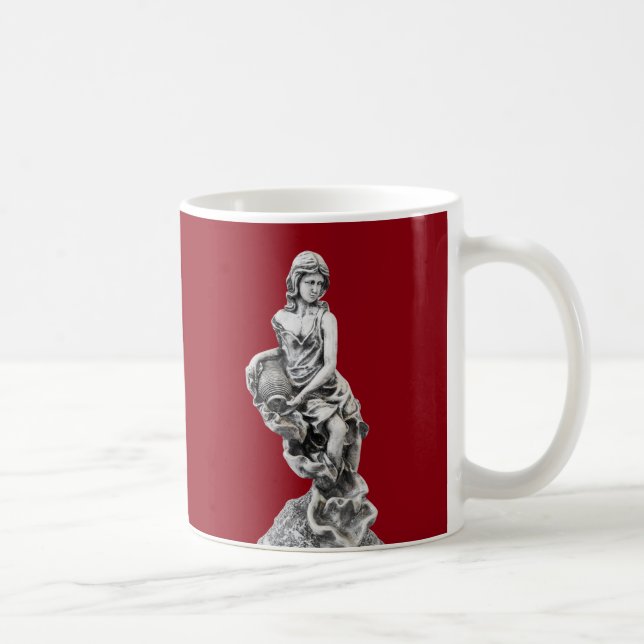 Classic female statue coffee mug (Right)