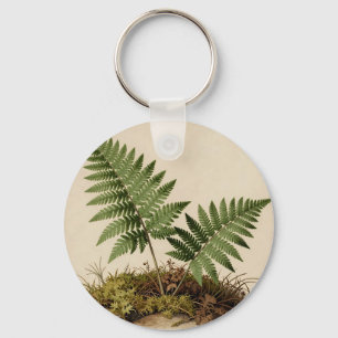 Classic Fern Botanical Key Ring