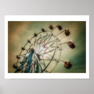 Classic Ferris wheel Poster (Semi-Gloss)