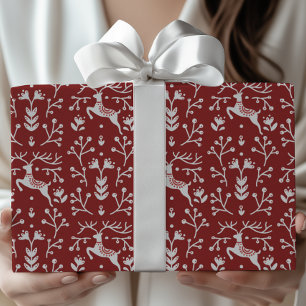Classic Festive Christmas Tartan-Style Plaid Wrapping Paper