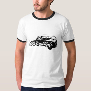 Classic Fiat 600 Multipla illustration T-Shirt