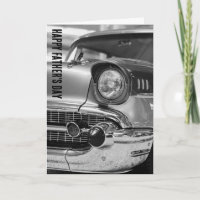 CLASSIC FIFTIES CAR FATHER'S DAY CARD