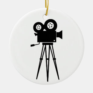 Classic Film Camera Ceramic Tree Decoration