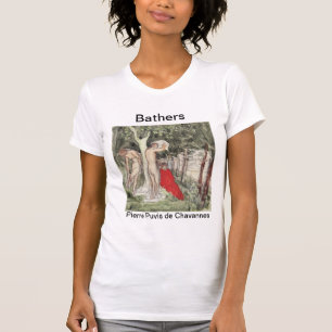 Classic Fine Art Famous Painting Bathers T-Shirt