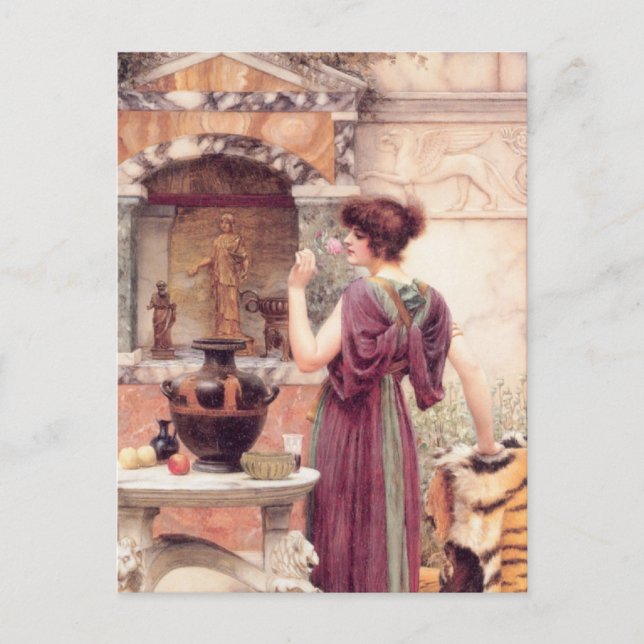 Classic Fine Art Woman Postcard (Front)