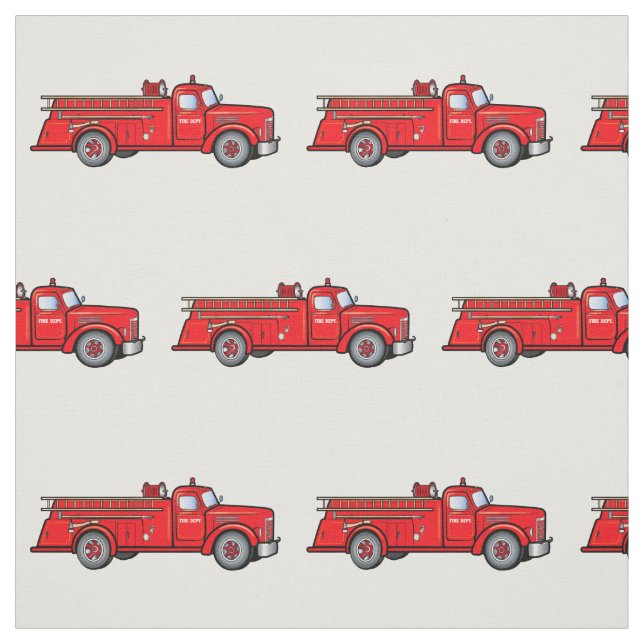 Classic Fire Engine Fabric (Swatch)