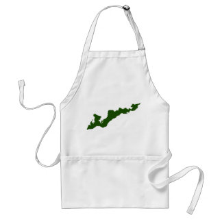 Classic Fishers Island Logo Apron – Green