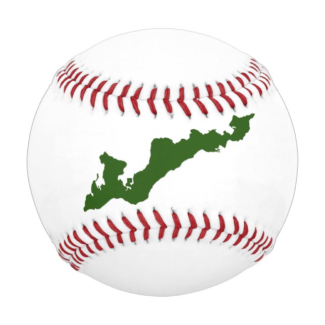 Classic Fishers Island Logo Baseball - Green (Front)