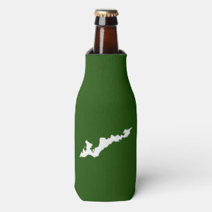 Classic Fishers Island Logo Cooler – Green/White