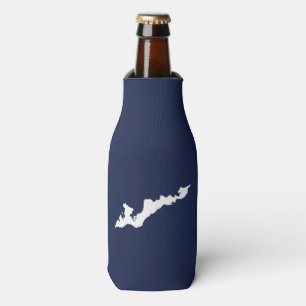 Classic Fishers Island Logo Cooler – Navy/White