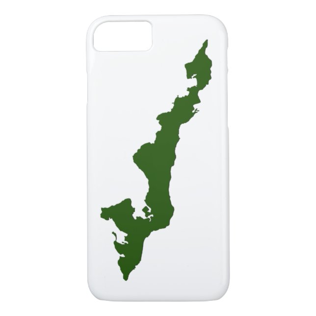 Classic Fishers Island Logo iPhone Case (Back)