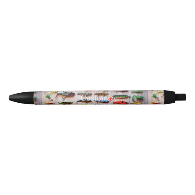 Classic Fishing Lures Thunder_Cove Black Ink Pen (Front)