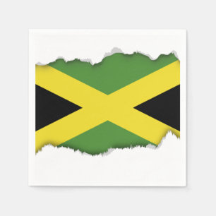 Classic Flag of Jamaica Napkin