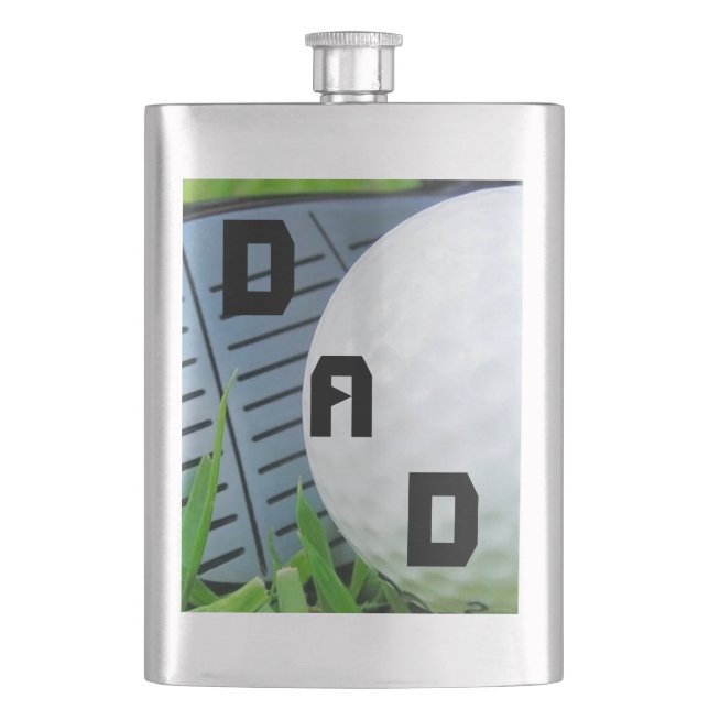 Classic Flask/Golf/Dad Hip Flask (Front)