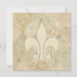 Classic Fleur De Lis Wedding Invitations