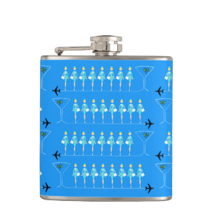 Classic Flight Attendant Flask
