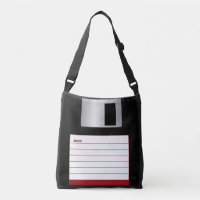 Classic Floppy Disc Computer Technology Tote