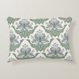 Classic floral damask seamless pattern decorative cushion