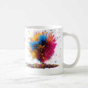 Classic Floral Explosion Mug - 11 oz