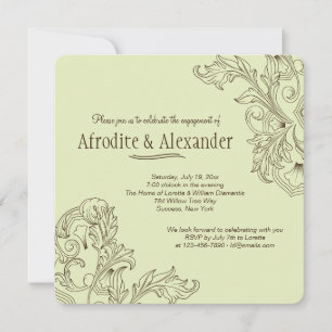 Classic Floral Invitation