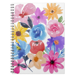 Classic Floral Notes Spiral Notebook/Journal Notebook