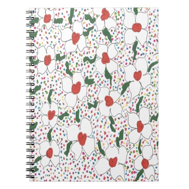 Classic Floral Pattern Notebook (Front)
