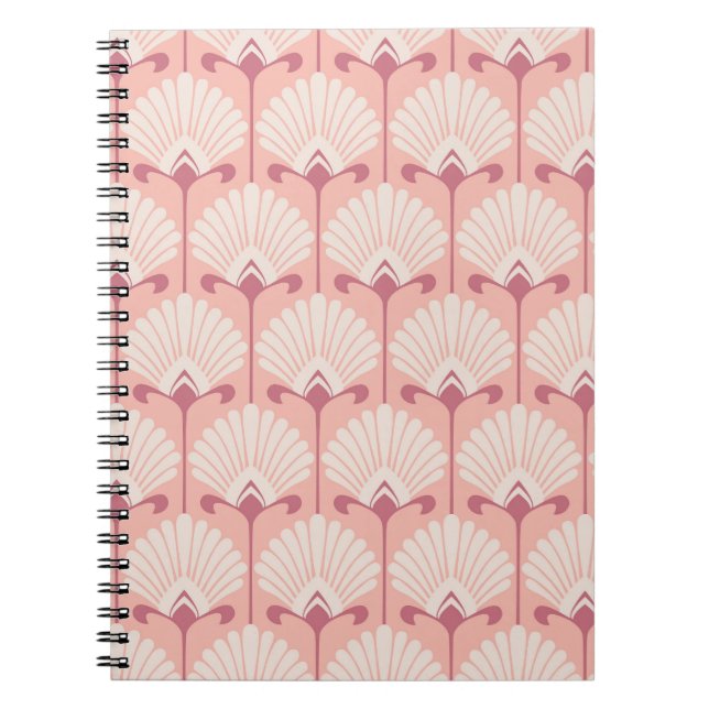 Classic Floral: Seamless Vintage Pattern Notebook (Front)