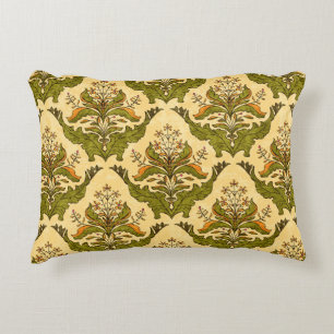 Classic floral wallpaper of stylised plants, seaml decorative cushion