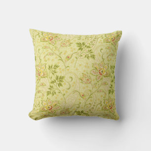 Classic Floral Wallpaper: Old Elegance Cushion