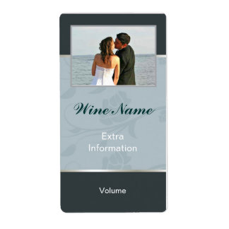 Classic Floral Wine Label