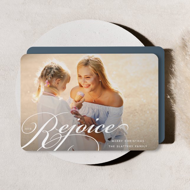 Classic Flourish | Holiday Photo Card (Creator Uploaded)