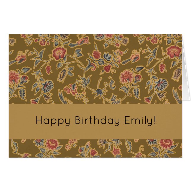 Classic Flower Chintz Pretty Soft Floral Design (Front Horizontal)