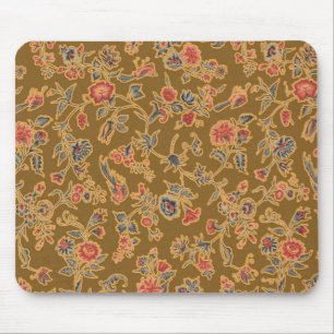 Classic Flower Chintz Pretty Soft Floral Design Mouse Mat