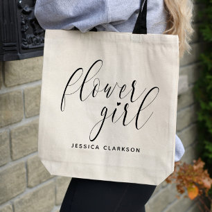 Classic Flower Girl Tote Bag