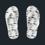 Classic Flower Girl Wedding Flip Flops<br><div class="desc">Classic Flower Girl Wedding Flip Flops</div>