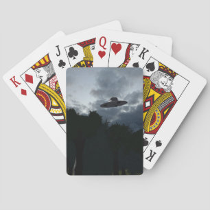Classic Flying Saucer Playing Cards