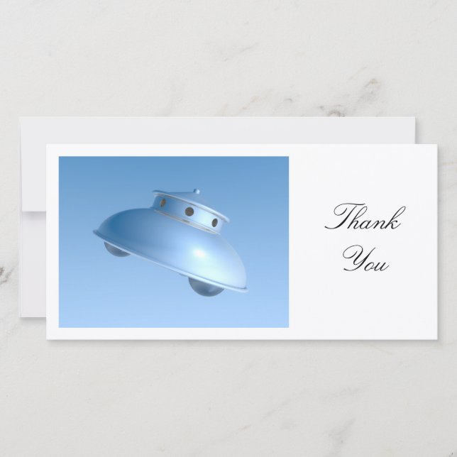 Classic Flying Saucer - Thank You (Front)