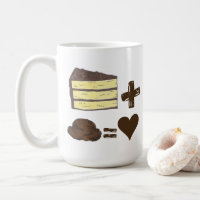 Classic Food Pairing Cake + Ice Cream = Love Heart