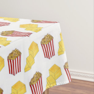 Classic Food Pairing Movie Theatre Popcorn Butter Tablecloth