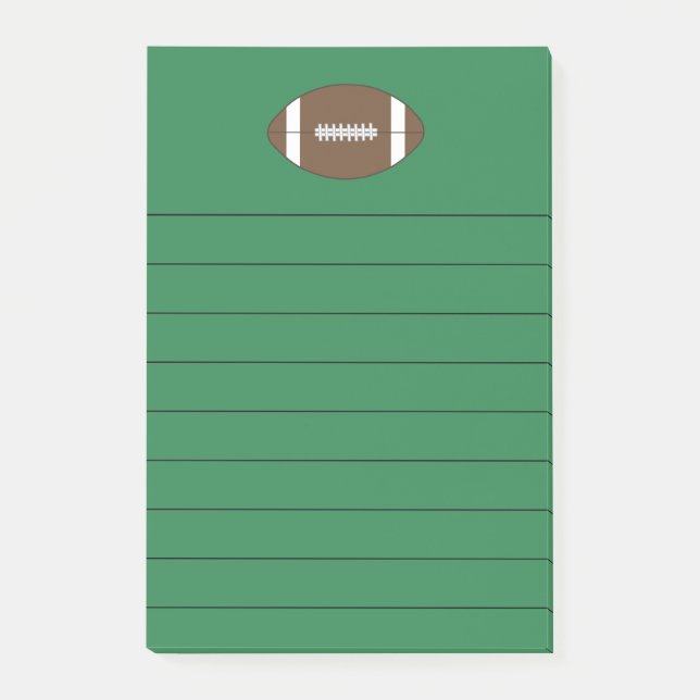 Classic Football Sports Notepad Gift (Front)