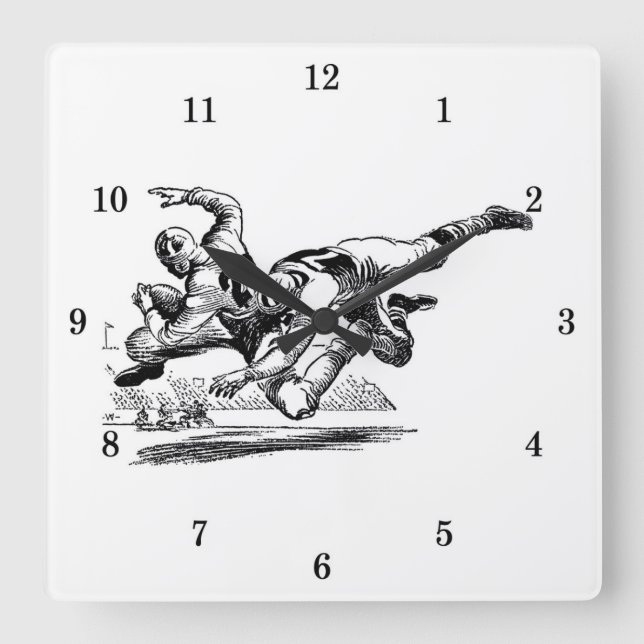 Classic Football Wall Clock (Front)