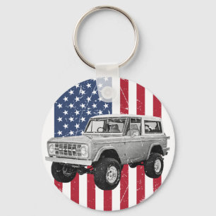 Classic ford bronco key ring