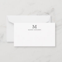 Classic Formal Elegant Typography Monogram Black N