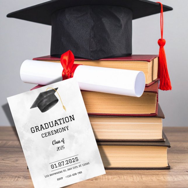 Classic Formal Graduation Announcement  (Creator Uploaded)