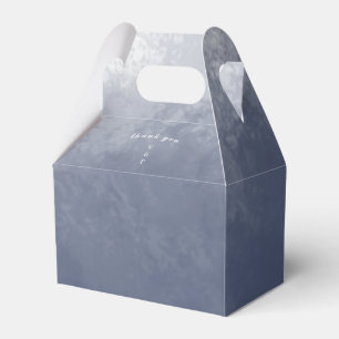 Classic Formal Navy Blue Smoke Favour Box