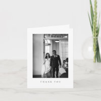Classic Formal Wedding Photo QR Code Folded