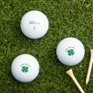 Classic Four-Leaf Clover 'Lucky Golf Ball' Fun  Balls