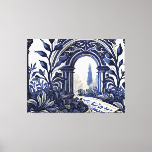 Classic French Garden Canvas Print