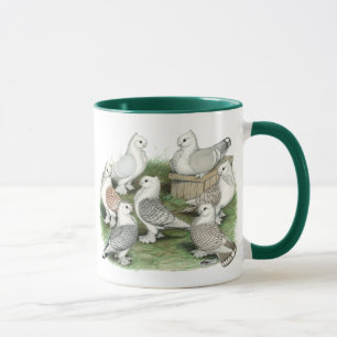 Classic Frill Pigeons Mug
